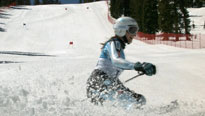 photo of skier in snow